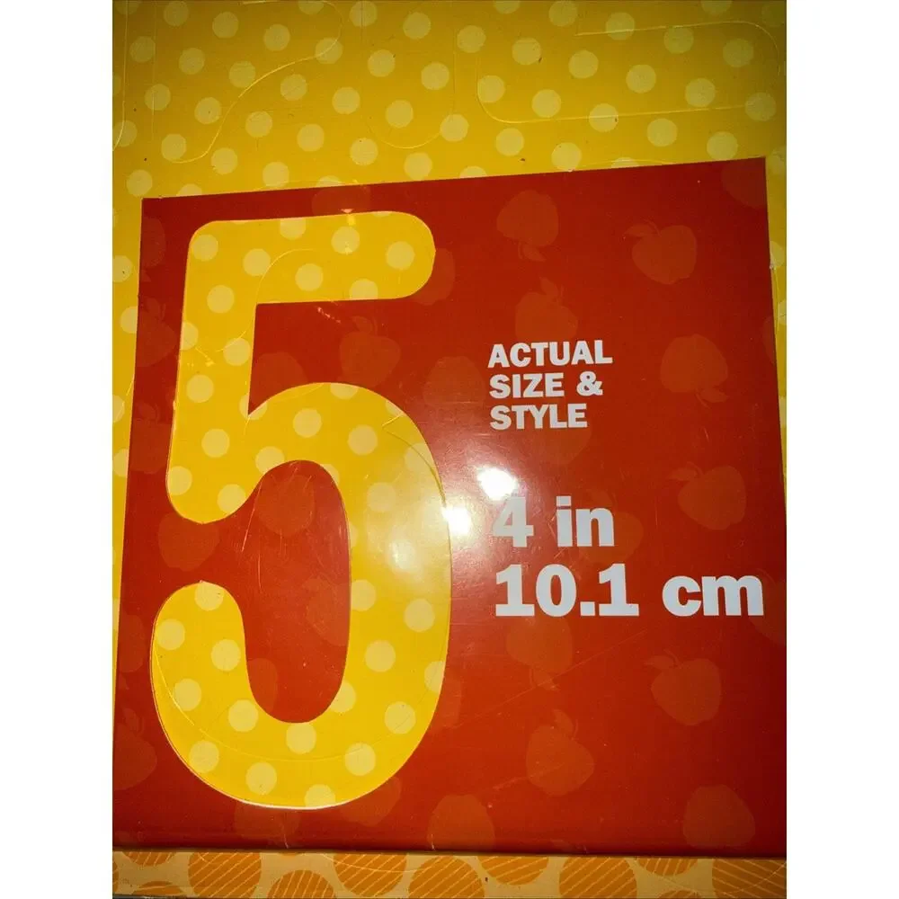 NWT Teaching Tree Bulletin Board Die-Cut Numbers 61 Char, 4